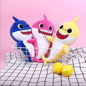Blue Baby Shark stuff animal